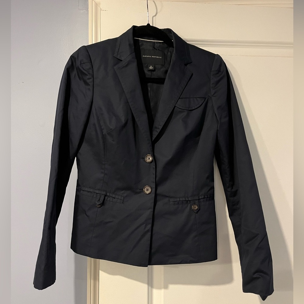 Banana Republic Navy Blue Blazer Size 6